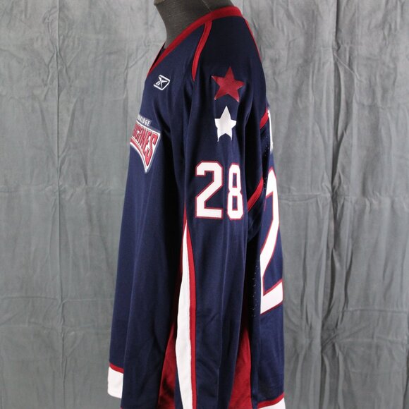 Lethbridge Hurricanes Jersey - Eric Godard 28 by Reebok - Men's 2XL - Picture 4 of 10